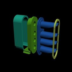 carre4feux.jpg Файл STL Square signal 4 lights・Шаблон для 3D-печати для загрузки
