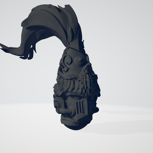 Captain-General Kittens Helmet 3D model