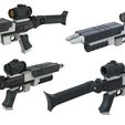 05.jpg Major West Assembling Pistol Rifle Lost in Space 1998 3D print model