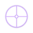 gearHour.stl Galileo Escapement clock spring driven and hands