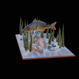 carp-scenery-45cm-4.png two carp scenery in underwather for 3d print detailed texture