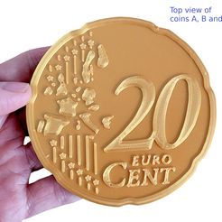 Euro_20_cent_A_top_with_text_V1.jpg Coin coaster Euro 20 cent