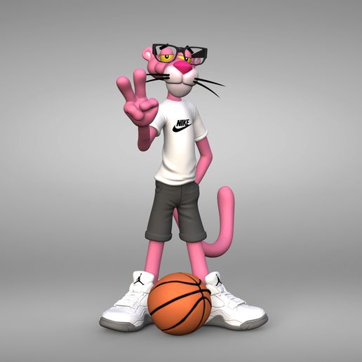 pantera-rosa-2.jpg Pink Panther Urban Vibes Fanart - (Multiparts / 3MF)