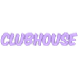 Clubhouse.STL Clubhouse Led illuminated letters