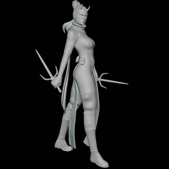 Elektradd.png Archivo STL Elektra Daredevil Suit Marvel Figure・Diseño para descargar y imprimir en 3D, xandarianbird