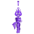 PD.stl Shiva Trishul Pendant with Damru