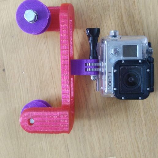 GoPro rope mount (nacelle) 3D model