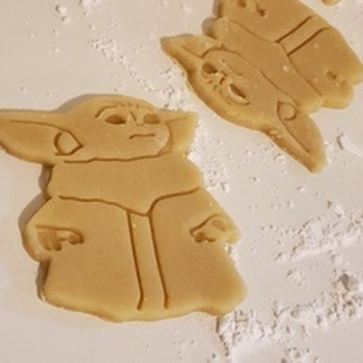 Baby Yoda Cookie Cutter 3D model