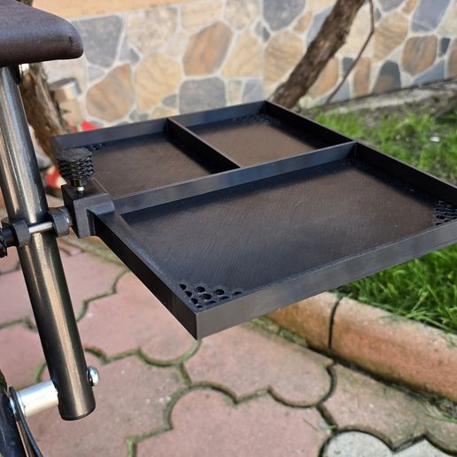 Chair Attached Fishing Table 3D model