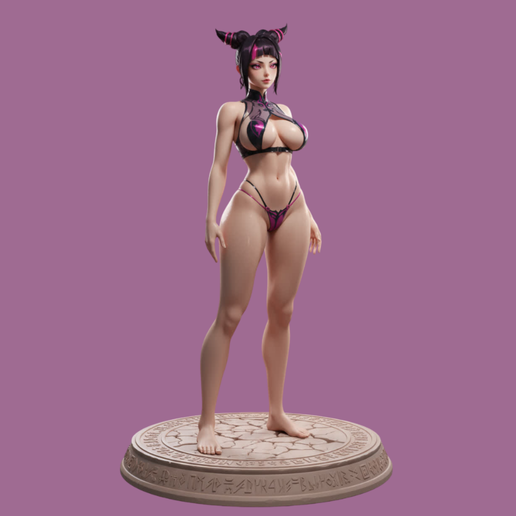Lilith-the-Horned-Queen59.png Lilith Emberthorn – Horned Fantasy Demon Girl Figurine | High-Detail STL & OBJ