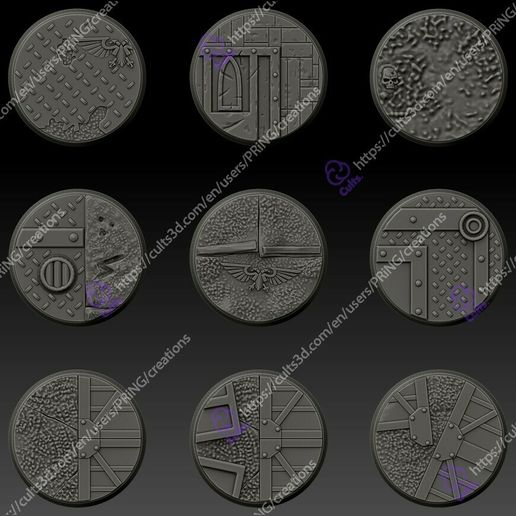 1.jpg Секторные 32-мм круглые основания.