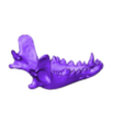 wolf jaw.stl wolf skull