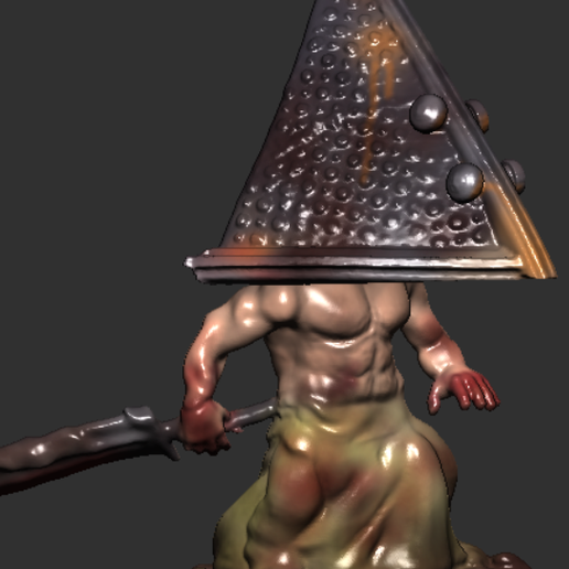 🎃 Pyramid Head Funko Pop (Silent Hill 2)・ STL File for 3D