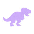 t-rex body.stl CORTADORES DE GALLETA FOSIL