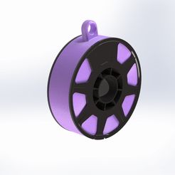 Untitled-Project-63.jpg STL file filament spool 1.75mm keychain・Template to download and 3D print