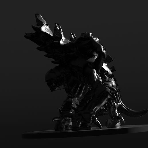 Biovorous Ballistic Xeno Critter - 3D model önizlemesi