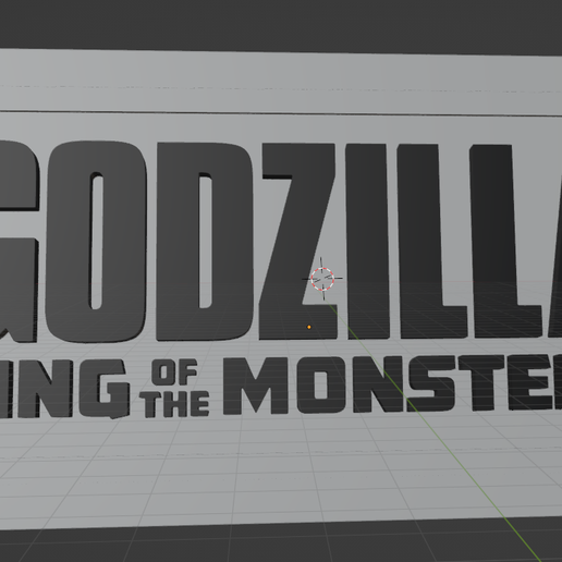 Godzilla 2019 king of the monster Movie Title Standee