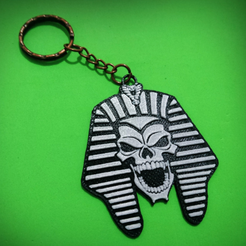 Capture d’écran 2018-01-05 à 10.38.11.png Fichier STL gratuit porte-clés Pharaon Skull・Objet pour imprimante 3D à télécharger