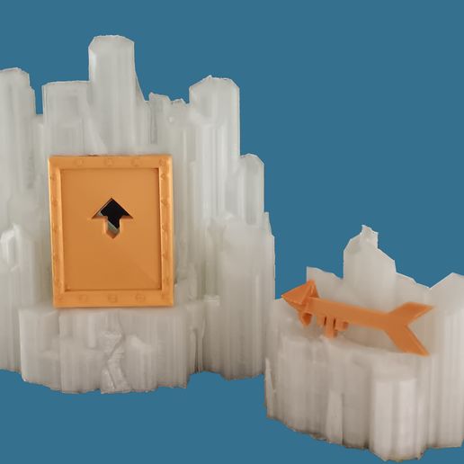 🦸‍♂️ Superman Fortress of Solitude and Key・Free STL File for