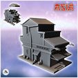 1-PREM.jpg Asian two-storey house with multiple floors (15) - Asian Asia Oriental Angkor Ninja Traditionnal RPG Mini