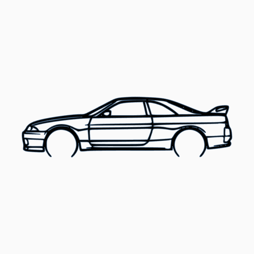 STL file Nissan Skyline R33 🚗 ・3D printer model to download・Cults