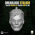 DREADLOCK STALKER FAN ART INSPIRED BY STALKER FROM Gi JOE ;@Rsttn | Testa di Dreadlock Stalker per figure d'azione