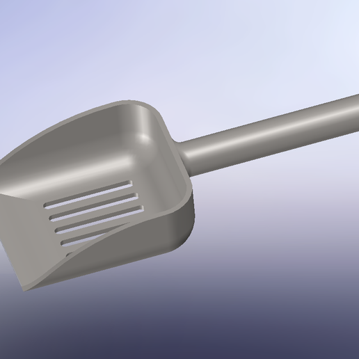 Cat litter scoop - 3D model önizlemesi