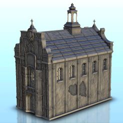 1.jpg Файл STL Baroque church damaged - Flames of war Bolt Action Empire baroque Age of Sigmar Modern Warhamme・Модель 3D-принтера для загрузки