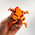 IMG_4921.jpg The Rock Flexi Toad Frog articulated print-in-place no supports Dwayne Johnson
