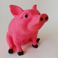 Piggy Sitting (Sir Pigglesfree): versión de extrusión simple
