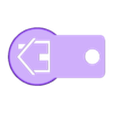 Einkaufswagenchip mit Haus.stl keychain with house symbol