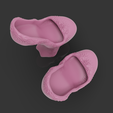 untitled.194.png shoes + foot / 7 3d shoes / model for bjd doll / 3d printing / 3d doll / bjd / ooak / stl / articulated dolls / file