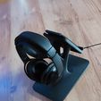 20230923_073417.jpg HEADPHONE STAND WITH PHONE STAND - Model 13 - smooth surface version