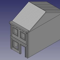 FOTO 01.jpeg STL file Townhouse Escala (N)・3D print model to download