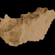2.png Topographic Map of Hungary – 3D Terrain