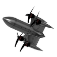Rocket-Interceptor-2026-V4-5-inch-2.png Rocket Drone Interceptor 2026 V4 - High-Performance Aerodynamic Drone Frame (STL) 5,6,8,10 inch