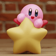 kirbyStar07.png Kirby Star 4 modèles Easy Print