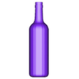 botella.stl bottle-shaped manicure holder