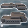 4.jpg Large Russian Soviet double-storey supermarket with central aisle and flat roof (14) - Modern WW2 WW1 World War Diaroma Wargaming RPG Mini Hobby