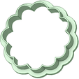 Contorno.png Margarita 50mm relive cookie cutter