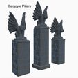 gp03.jpg Gargoyle Pillars for Dungeons & Dragons or Warhammer 40k Tabletop Games