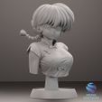 2-30.jpg Ranma ½ - Dual Bust Diorama - 3D Model STL (Presupported)