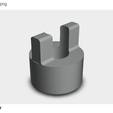 boton-minipimer-v1.stl.png Botão da misturadora Oster para remover as lâminas