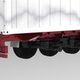 40_5.jpg Container Trailer scale. Semi trailer frame shipping container chassis