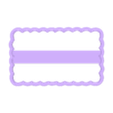 rectangulo con ondas.stl CUTTING RECTANGULAR FRAME WITH WAVES CUTTING RECTANGULAR FRAME WITH WAVES