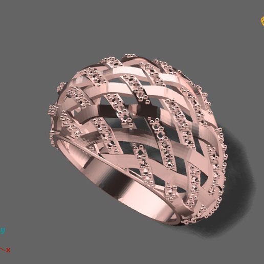 Gents Ring - STL READY 3D model