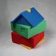 3D_Printed_4.jpg Stacking Toy House Toddler Shapes