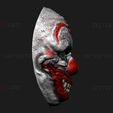 001f.jpg Zombie Bloody Clown Mask - Scary Halloween Cosplay 3D print model
