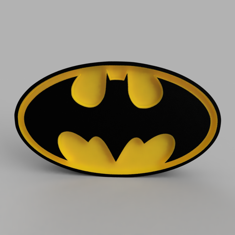 STL file BATMAN LED LIGHT LAMP・3D printing design to download • Cults