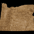 2.png Topographic Map of Oregon – 3D Terrain